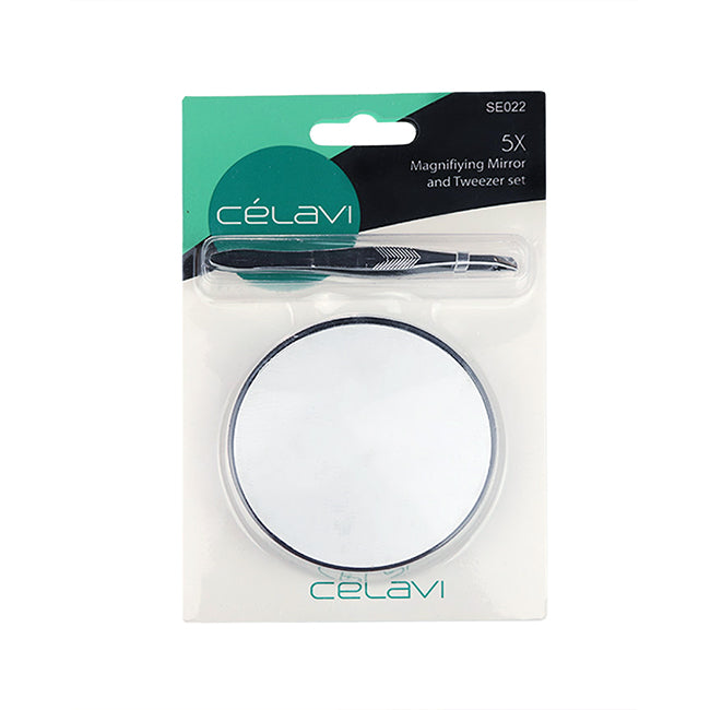 Espejo con Aumento + Pinza Celavi