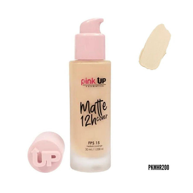 Maquillaje Pink Up Matte Cover 12h Cobertura Media