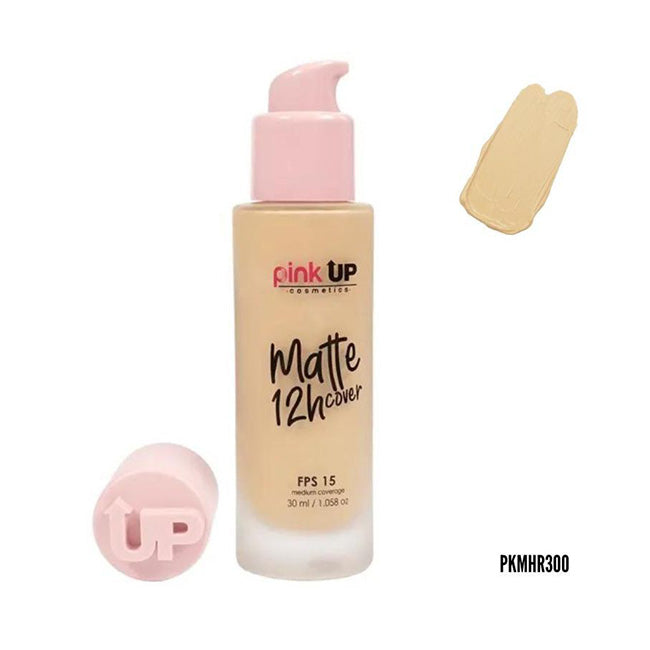 Maquillaje Pink Up Matte Cover 12h Cobertura Media