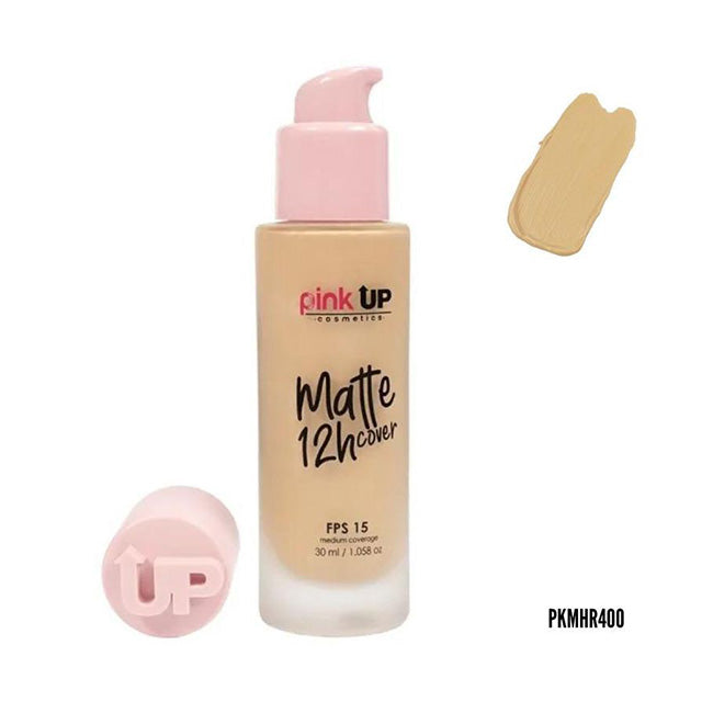 Maquillaje Pink Up Matte Cover 12h Cobertura Media