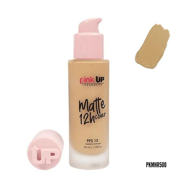 Maquillaje Pink Up Matte Cover 12h Cobertura Media
