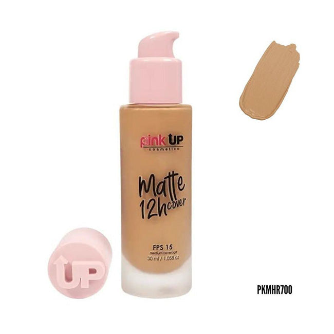 Maquillaje Pink Up Matte Cover 12h Cobertura Media
