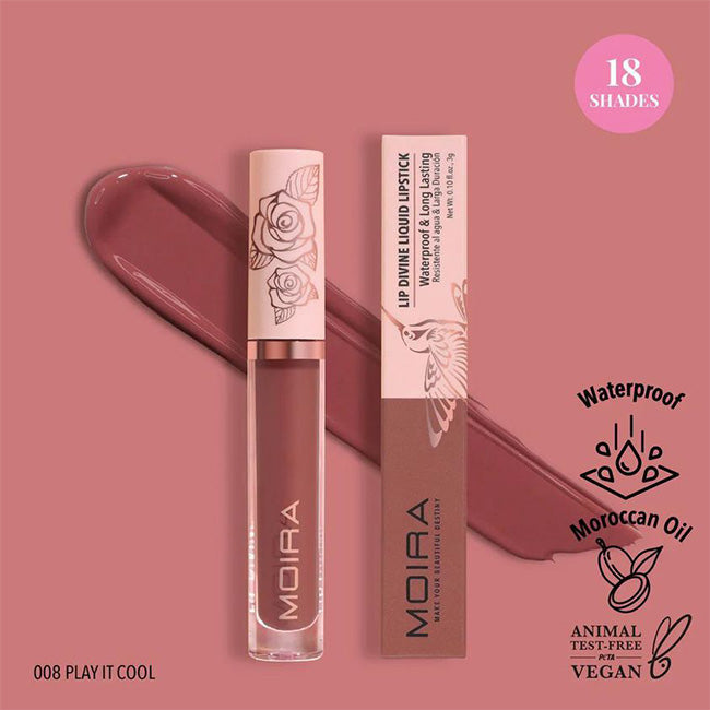 Labial liquido Moira Lip Divine Liquid Lipstick