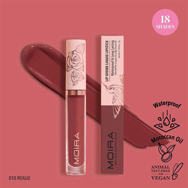 Labial liquido Moira Lip Divine Liquid Lipstick