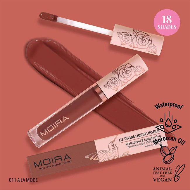 Labial liquido Moira Lip Divine Liquid Lipstick