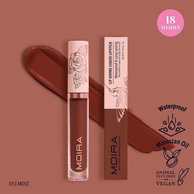 Labial liquido Moira Lip Divine Liquid Lipstick