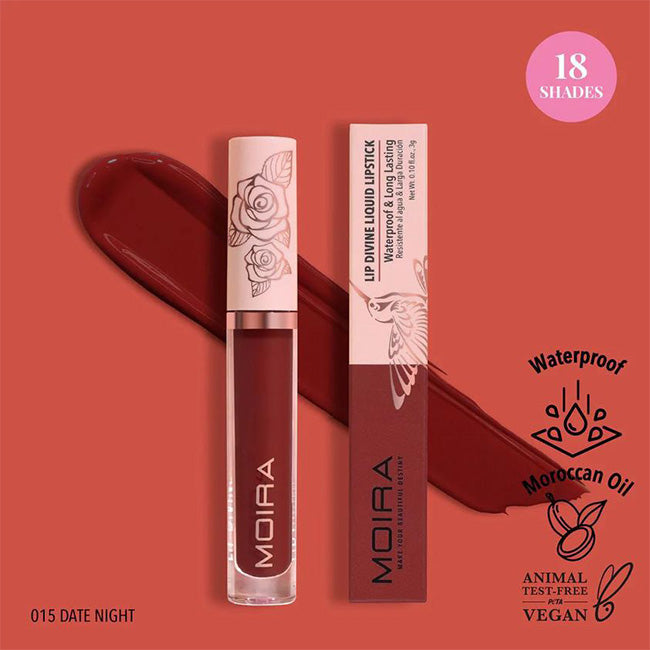 Labial liquido Moira Lip Divine Liquid Lipstick