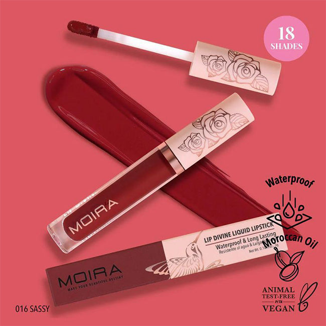 Labial liquido Moira Lip Divine Liquid Lipstick