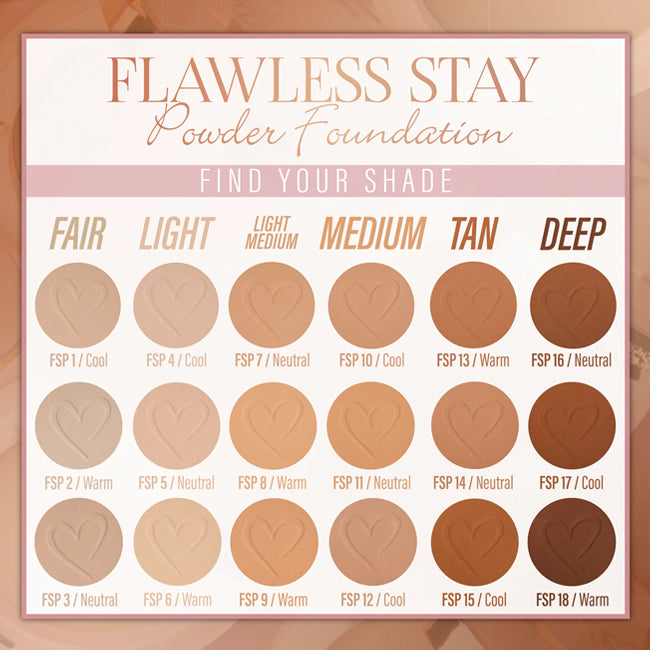 Polvo Compacto Flawless Stay Powder Beauty Creations