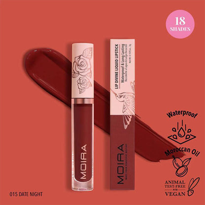 Labial liquido Moira Lip Divine Liquid Lipstick